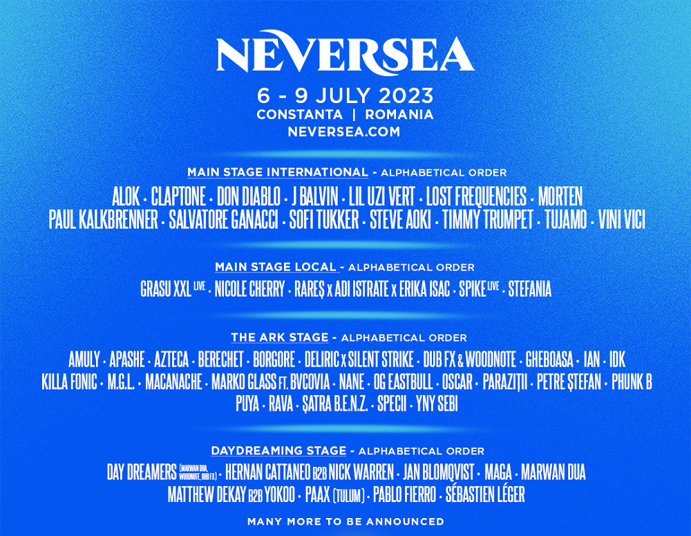 Neversea Festival, nuovi nomi